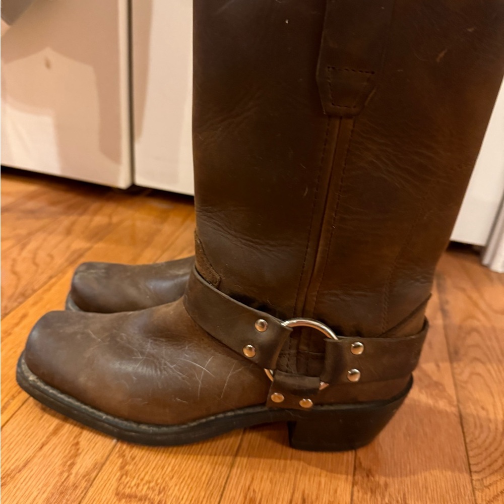 Brown Leather Riding Boots